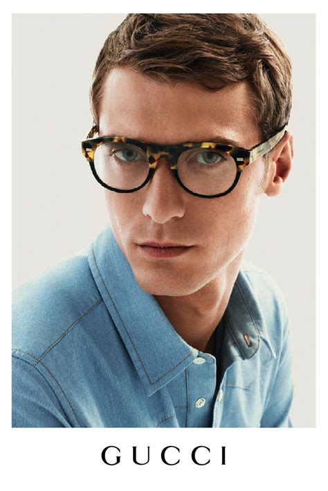 gucci blue glasses frames|Gucci frame glasses for men.